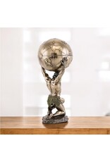 Veronese Design Veronerse Design - Greek Titan Atlas with Celestial as storage box 27cm