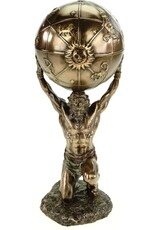 Veronese Design Veronerse Design - Greek Titan Atlas with Celestial as storage box 27cm