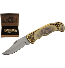 VG Western Pocket Knife ‘Wolf’  in a gift box