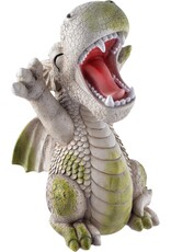 VG Giftware & Lifestyle - Tuindraak "Good Morning" -  Drakenbeeldje 28cm