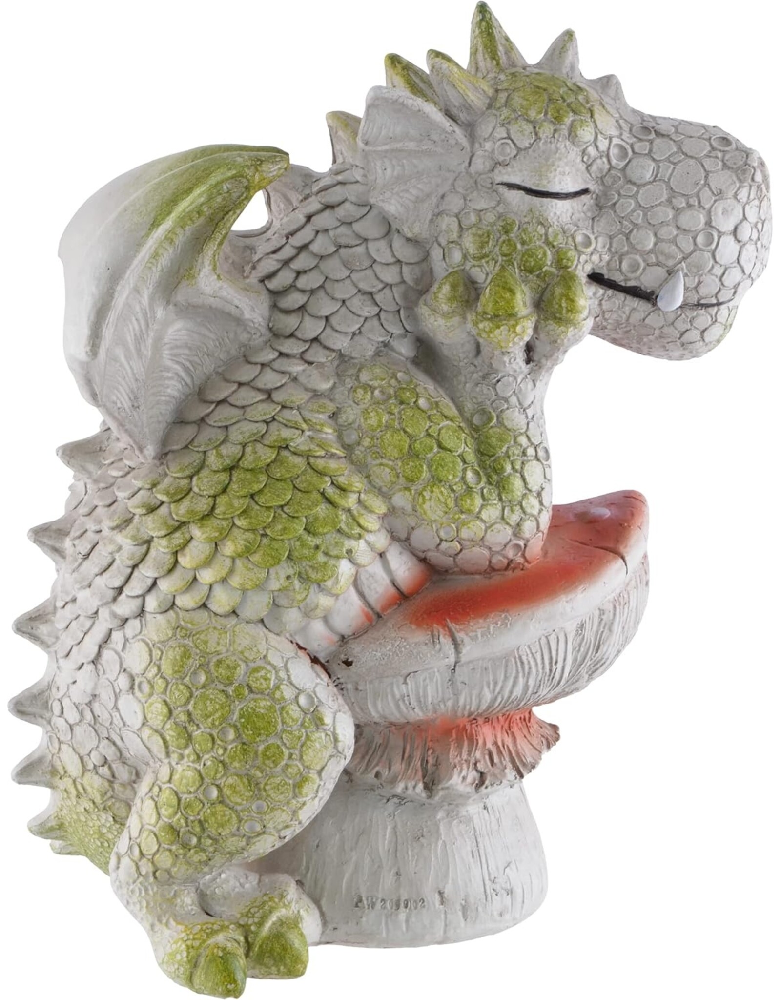 VG Giftware & Lifestyle - Tuindraak "The Thinker" -  Draak en Paddenstoel 24cm