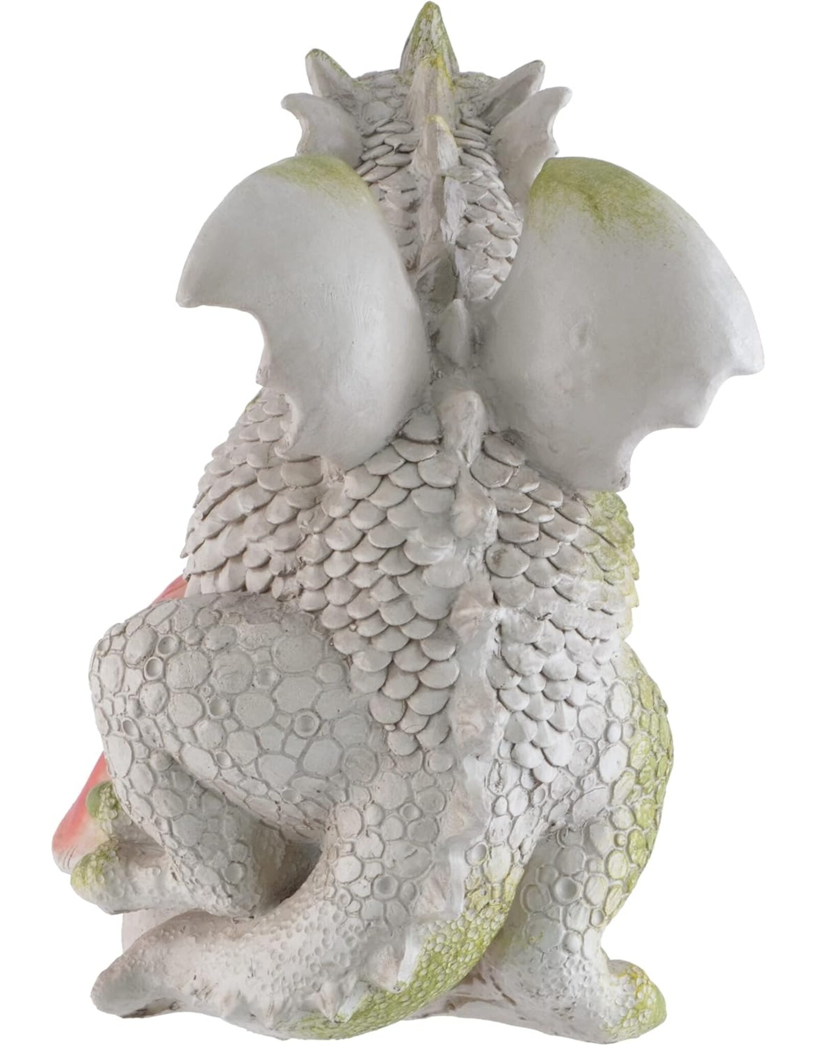 VG Giftware & Lifestyle - Garden Dragon "The Thinker" - Dragon and Mushroom 24 cm