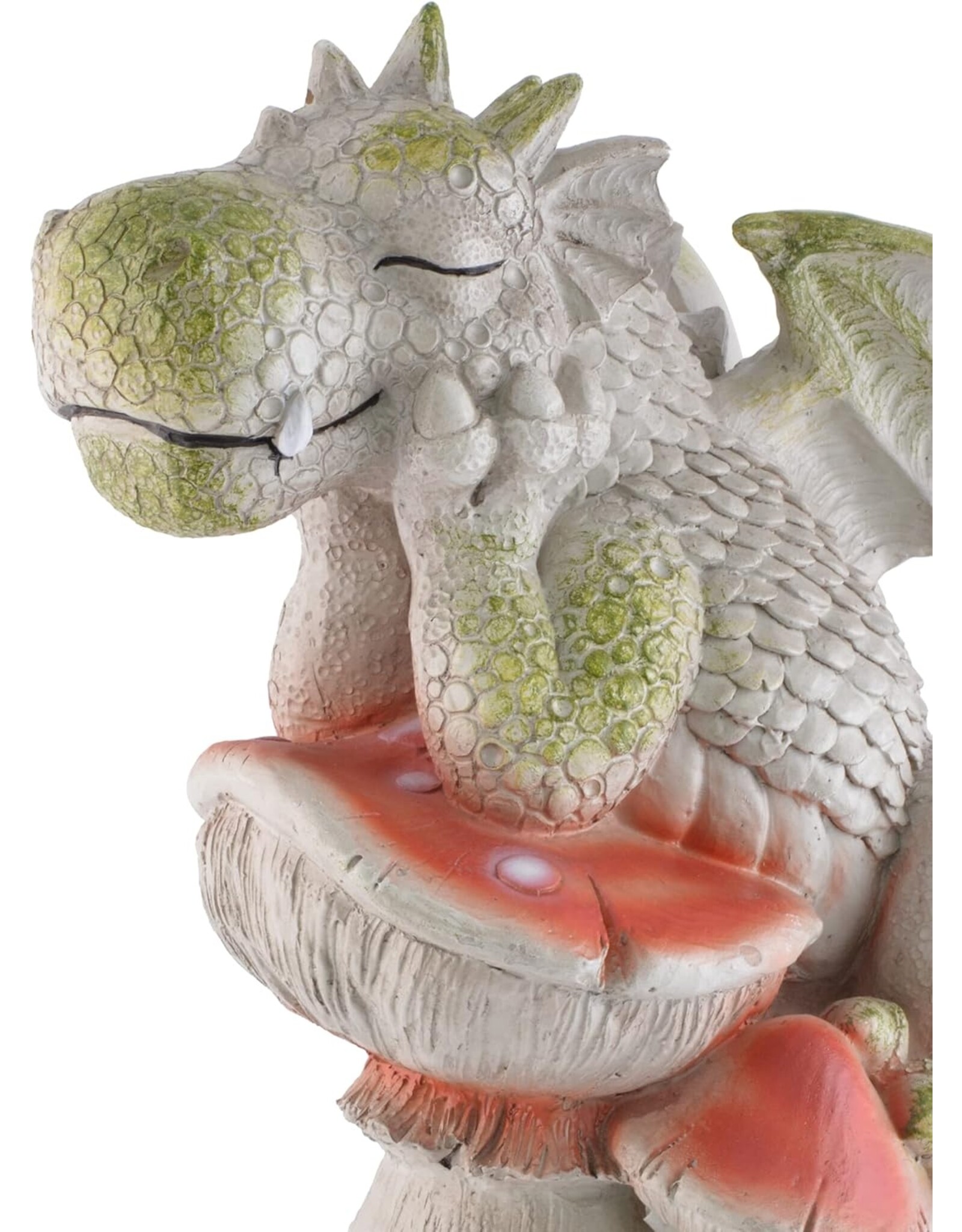 VG Giftware & Lifestyle - Tuindraak "The Thinker" -  Draak en Paddenstoel 24cm