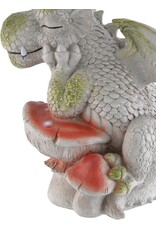 VG Giftware & Lifestyle - Tuindraak "The Thinker" -  Draak en Paddenstoel 24cm