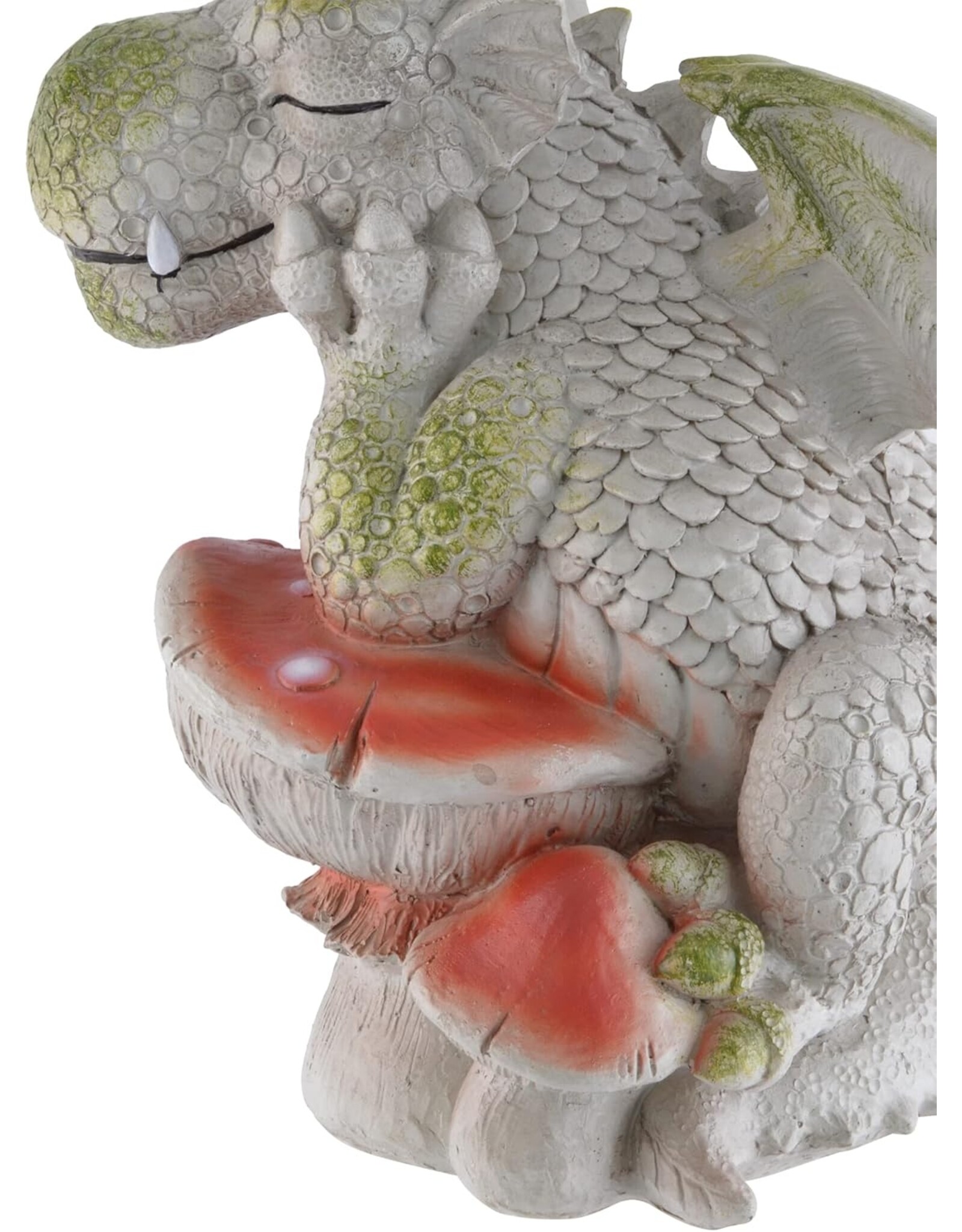 VG Giftware & Lifestyle - Tuindraak "The Thinker" -  Draak en Paddenstoel 24cm