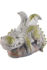VG Giftware & Lifestyle - Tuindraak "Siesta" - Draak Liggend op de Rots 25cm
