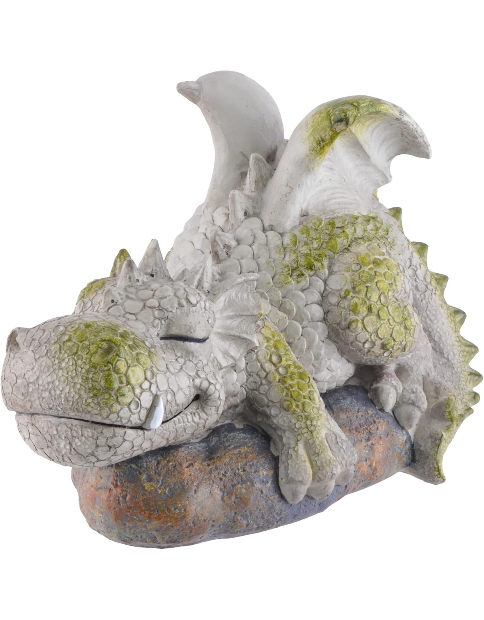 VG Giftware & Lifestyle - Tuindraak "Siesta" - Draak Liggend op de Rots 25cm