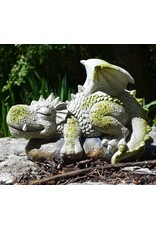 VG Giftware & Lifestyle - Tuindraak "Siesta" - Draak Liggend op de Rots 25cm