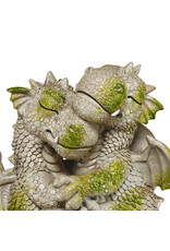 VG Giftware & Lifestyle - Tuindraak "I Love You" - Twee Draakjes Knuffelend 22cm