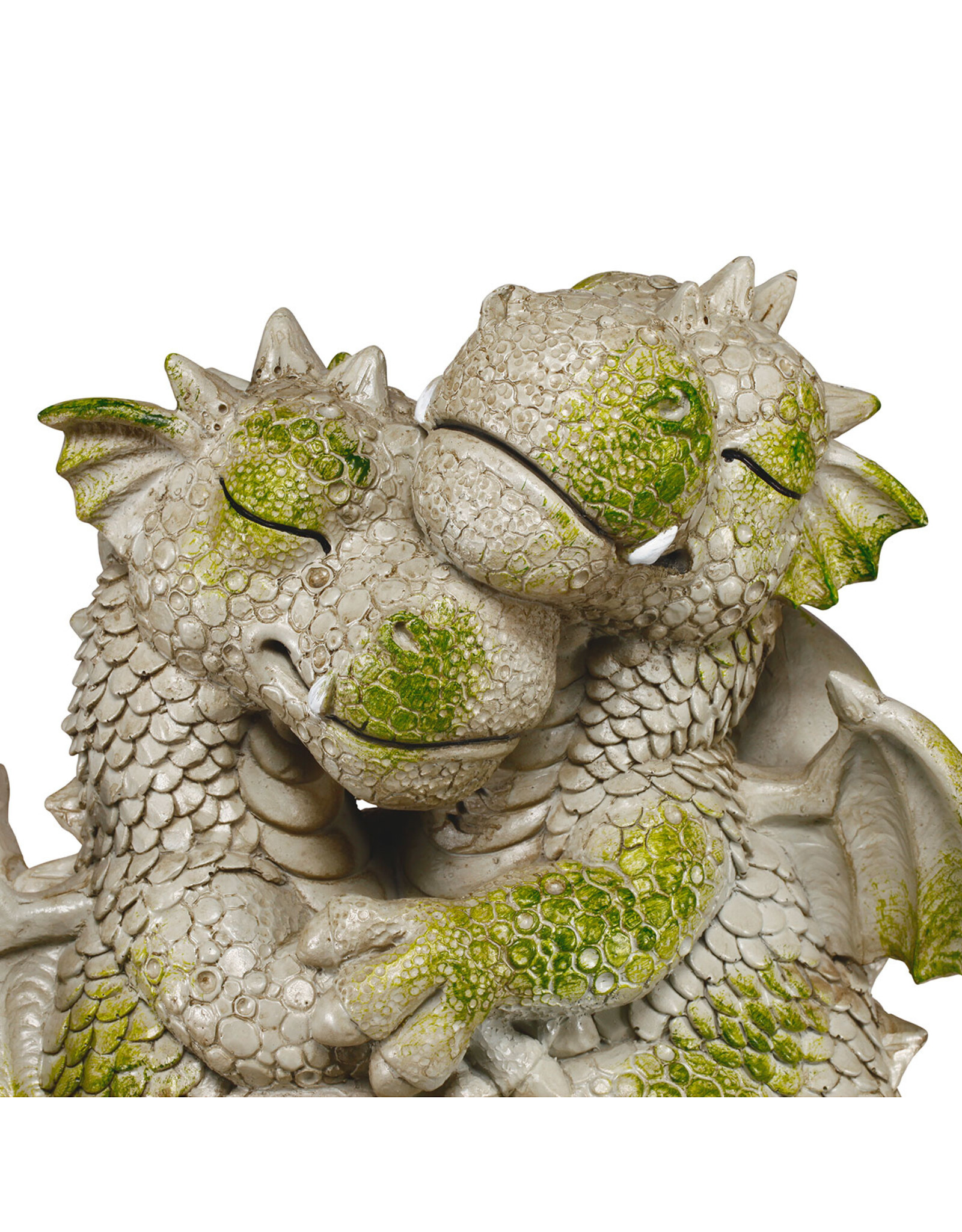 VG Giftware & Lifestyle - Tuindraak "I Love You" - Twee Draakjes Knuffelend 22cm