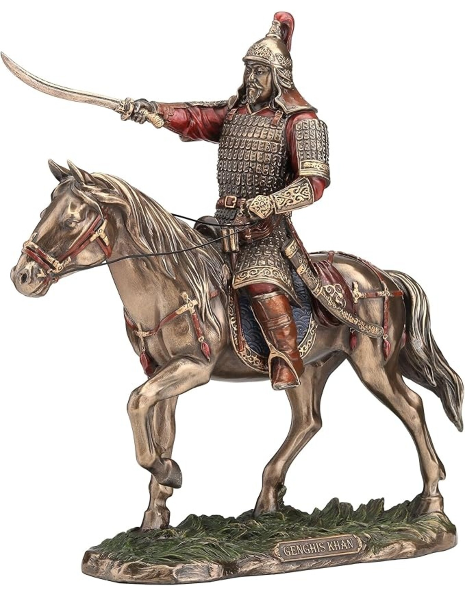 Veronese Design Veronerse Design - Genghis Khan on  Horse back - Veronese Design