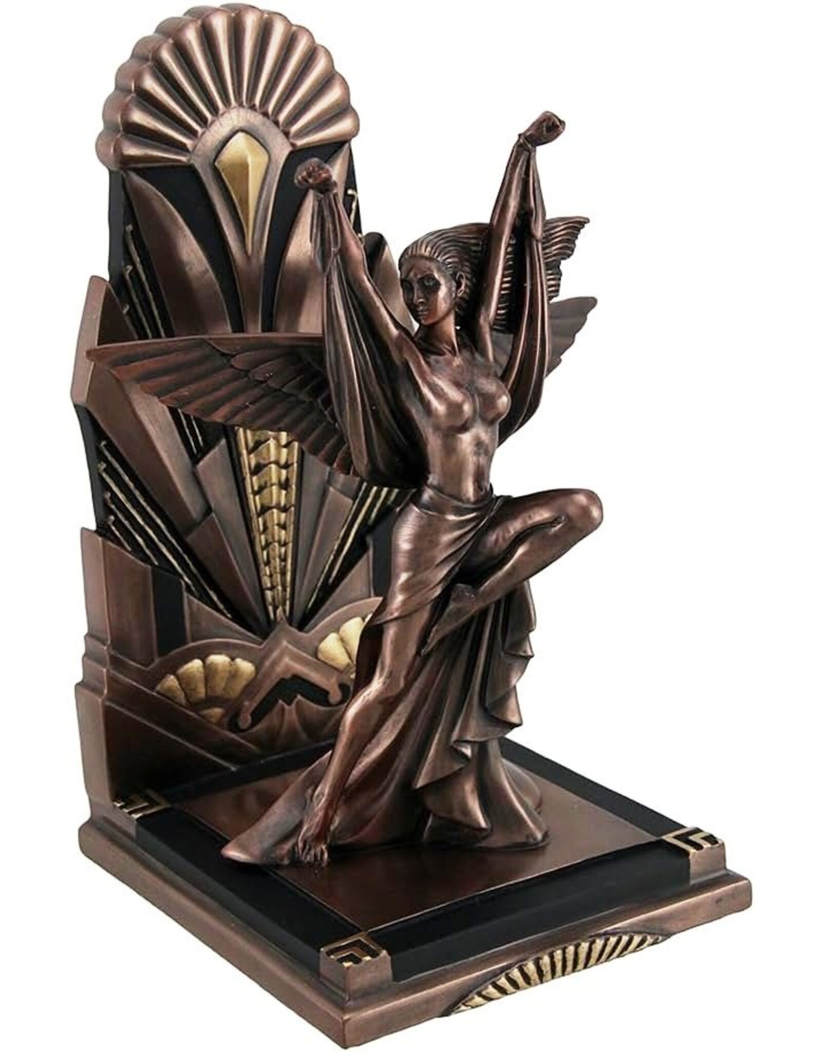 Veronese Design Veronese Design - Gevleugelde Vrouw Art Deco Boekensteun Veronese Design