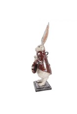 C&E Giftware Figurines Collectables - Rabbit with Clock and Umbrella figurine 38 cm