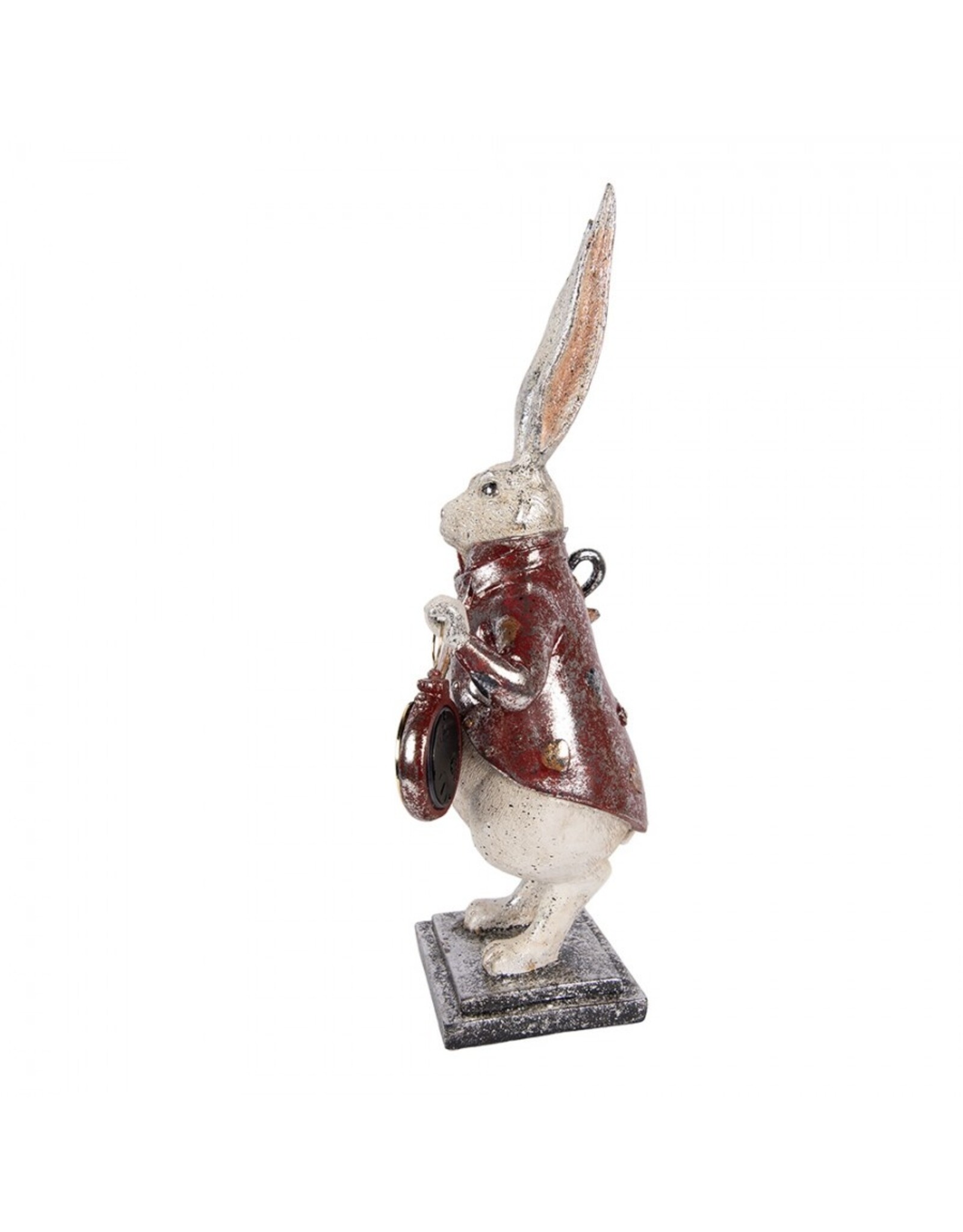 C&E Giftware Figurines Collectables - Rabbit with Clock and Umbrella figurine 38 cm