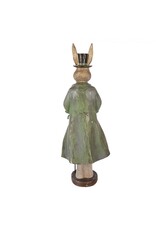 C&E Giftware Beelden Collectables - Konijn met Hoge Hoed en Lange Jas 48cm