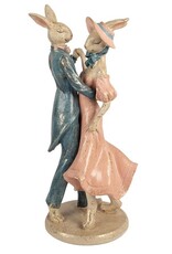 C&E Giftware Figurines Collectables - Rabbit Couple Dancing Retro style figurine 47 cm
