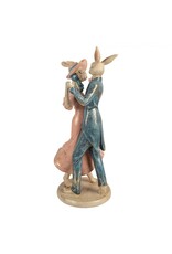 C&E Giftware Figurines Collectables - Rabbit Couple Dancing Retro style figurine 47 cm
