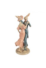 C&E Giftware Figurines Collectables - Rabbit Couple Dancing Retro style figurine 47 cm