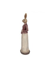 C&E Giftware Figurines Collectables -  Rabbit Female in Long Dress with Evening Bag 35cm