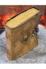 JM Handicrafts Miscellaneous - Antique Triple Moon Goddess Leren Notitieboek 20,5x15,5cm