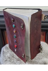 MITHD Miscellaneous -  Leather Journal Seven Chakras with double lock (large)
