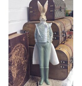 C&E Rabbit in Green Victorian Coat 44cm