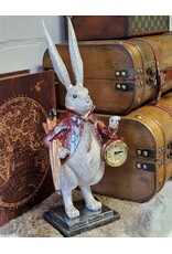 C&E Giftware Figurines Collectables - Rabbit with Clock and Umbrella figurine 38 cm