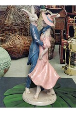 C&E Giftware Figurines Collectables - Rabbit Couple Dancing Retro style figurine 47 cm