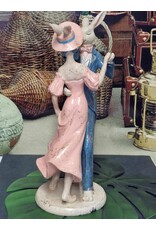 C&E Giftware Figurines Collectables - Rabbit Couple Dancing Retro style figurine 47 cm