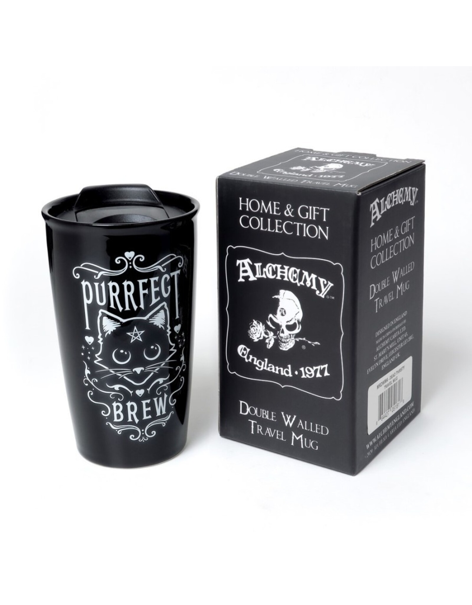 Alchemy Drinkware - Alchemy Purrfect Brew Travel Mug - Double Walled