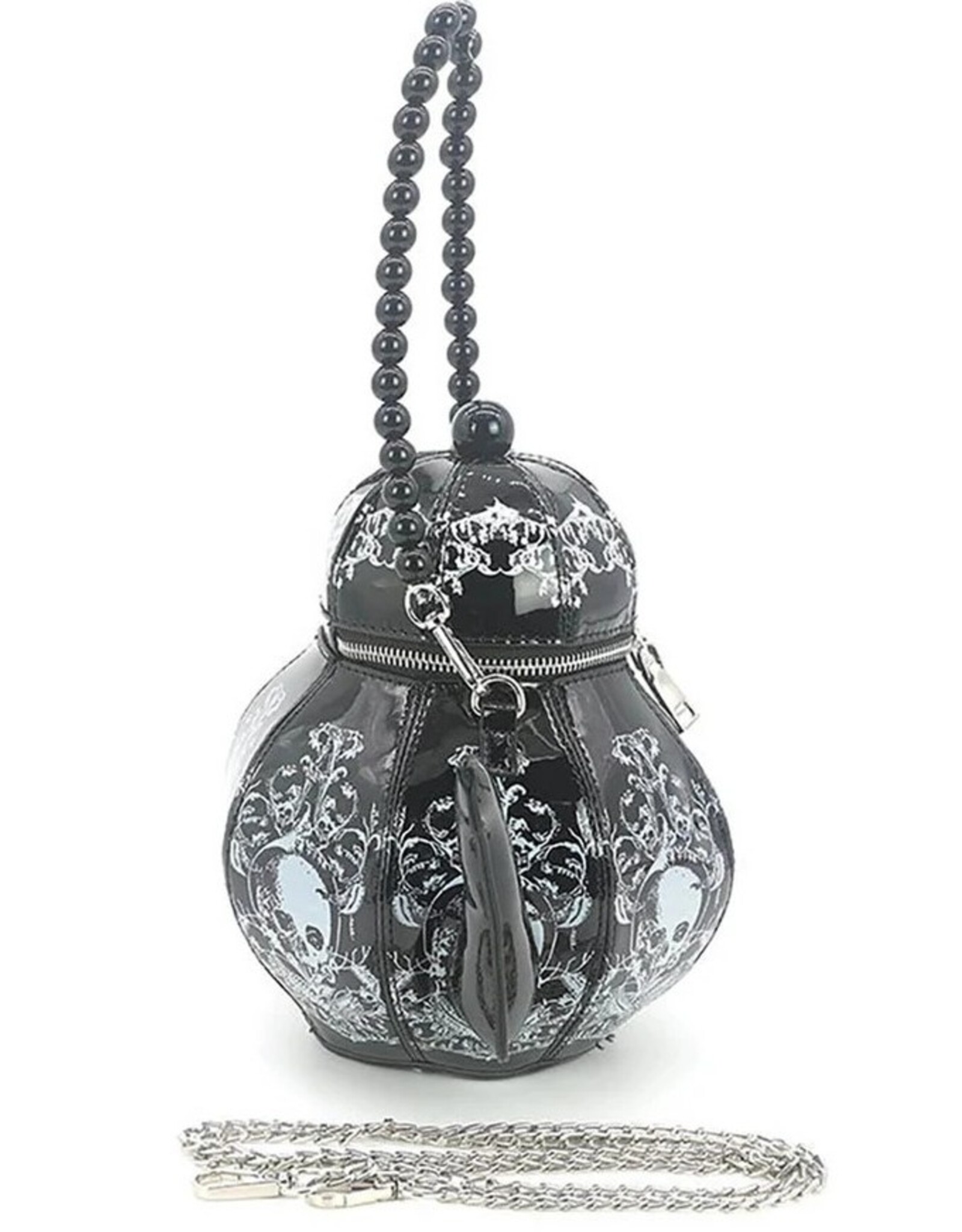 Trukado Gothic Tassen Steampunk Tassen - Gothic Theepot Handtas zwart