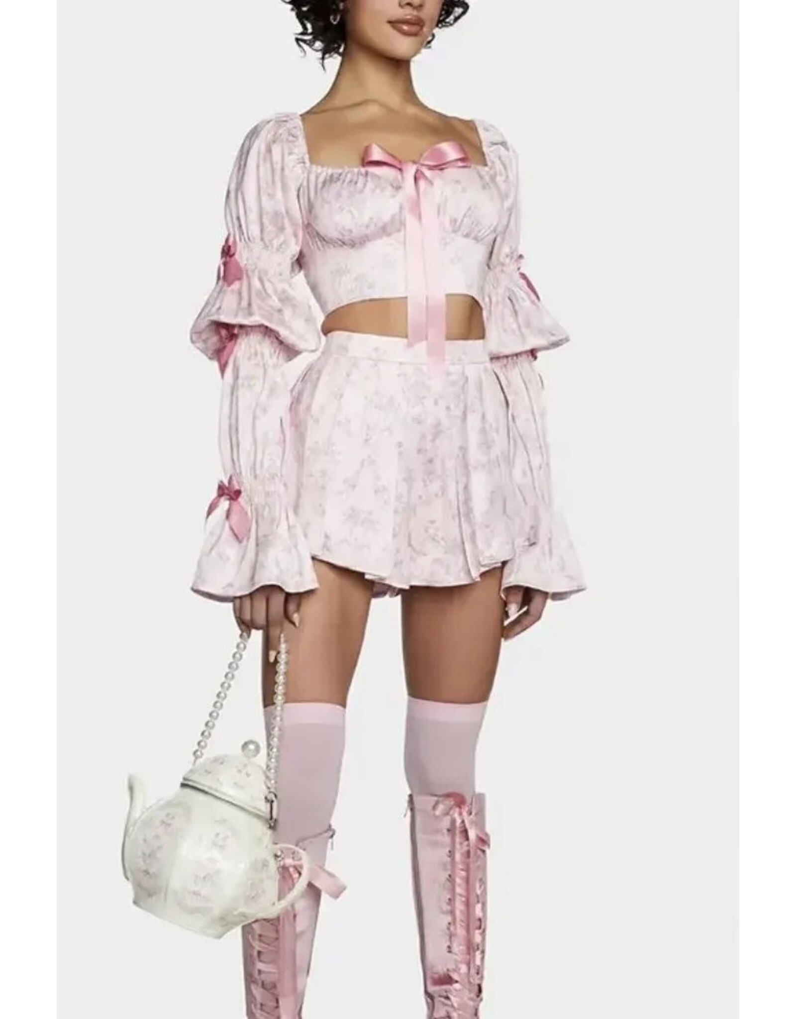 Trukado Fantasy tassen - Theepot Handtas wit