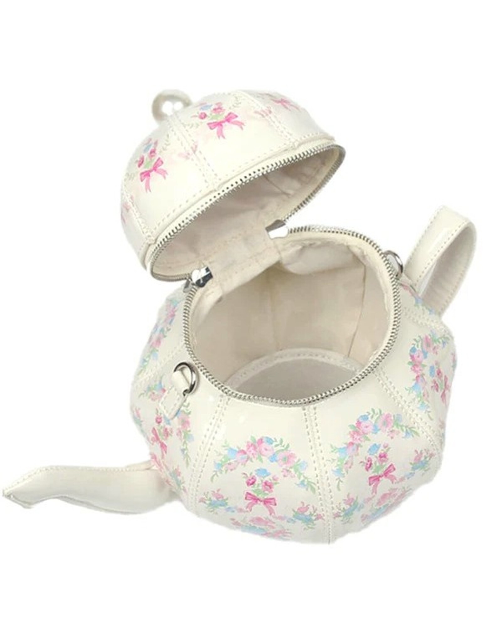 Trukado Fantasy bags - Teapot Handbag white