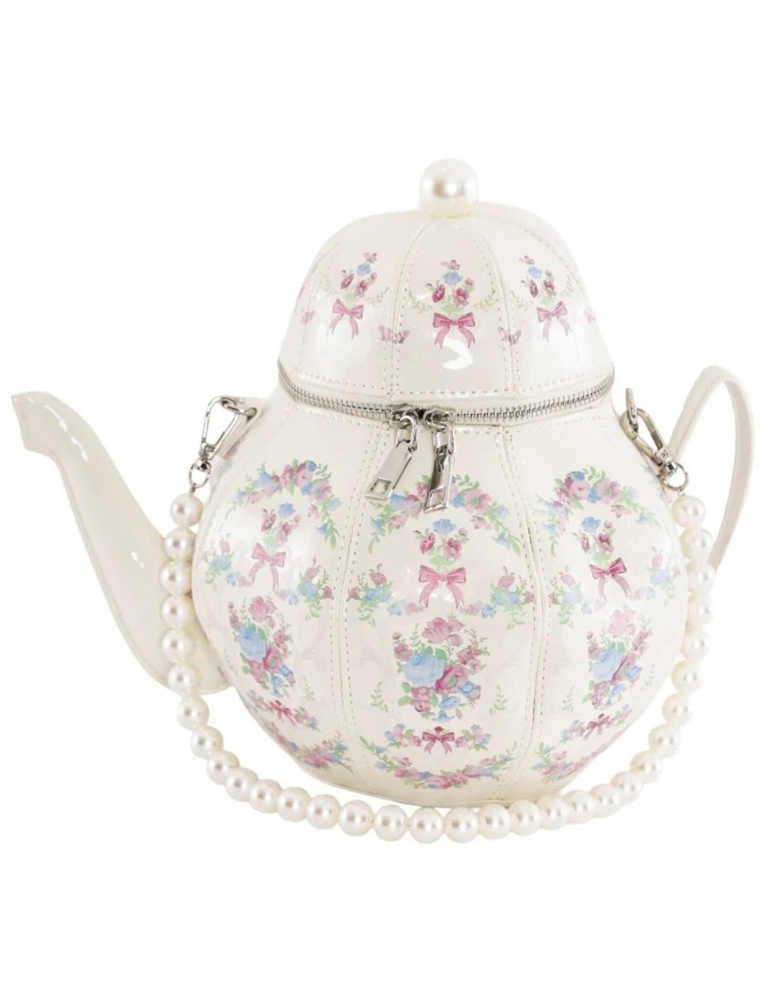 Trukado Fantasy tassen - Theepot Handtas wit