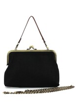 Trukado Retro bags  Vintage bags - Selestial Mushroom Vintage Kisslock Bag Embroidered in canvas