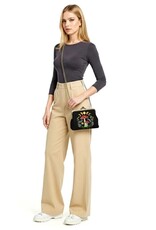 Trukado Retro bags  Vintage bags - Selestial Mushroom Vintage Kisslock Bag Embroidered in canvas