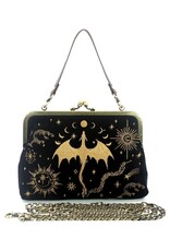 Trukado Retro tassen Vintage tassen - Celestial Dragon Vintage Kusslot Tas  Geborduurd