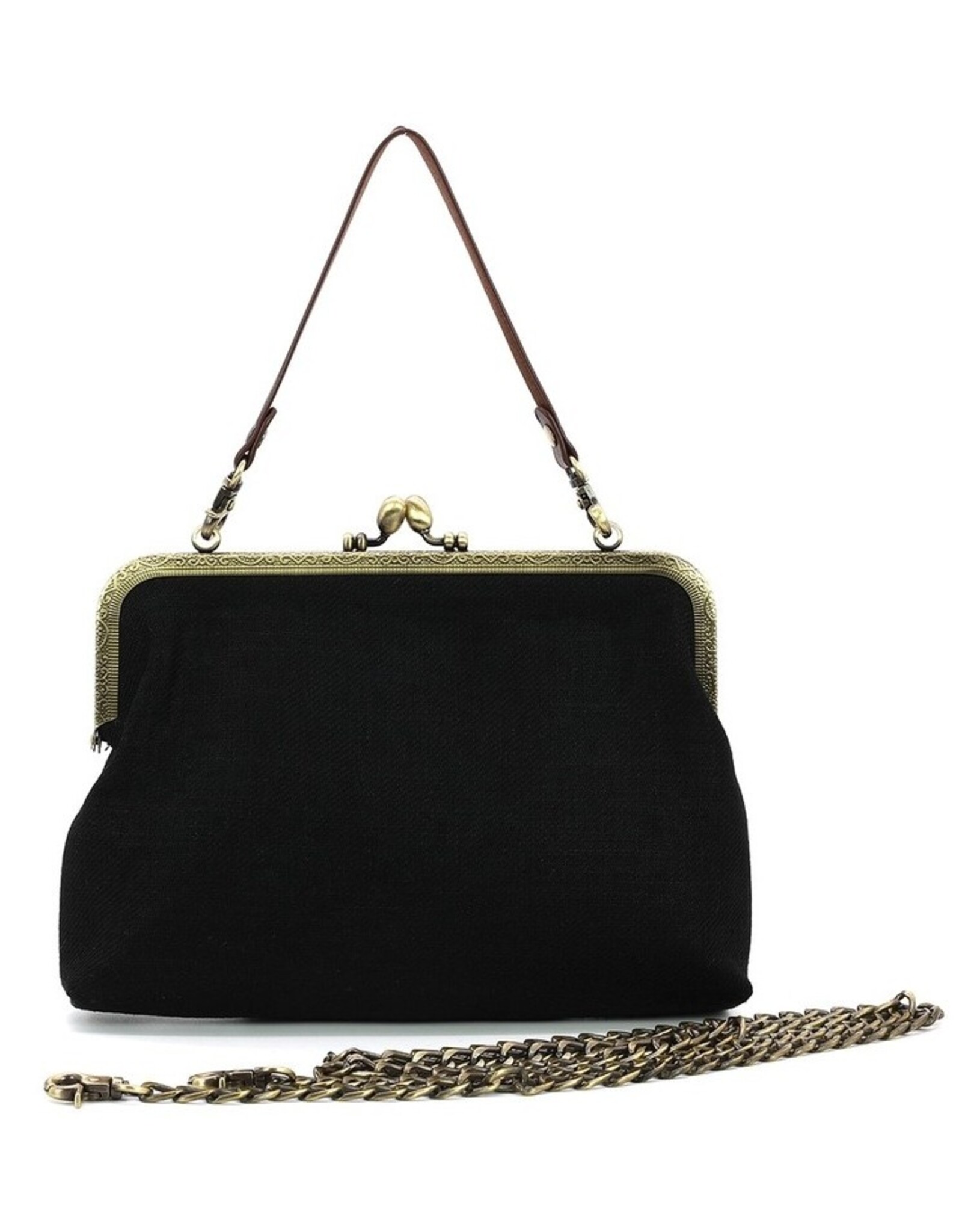 Trukado Retro bags  Vintage bags - Celestial Dragon Vintage Kisslock Bag Embroidered