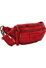 Hunters Leather Festival bags, waist bags and belt bags - Hunters Leather Waist Bag Fanny Pack Red