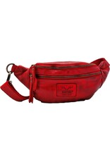 Hunters Leren Festivaltasjes, heuptassen en riemtassen - Hunters Leren Heuptas Fanny pack rood