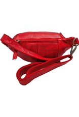 Hunters Leather Festival bags, waist bags and belt bags - Hunters Leather Waist Bag Fanny Pack Red