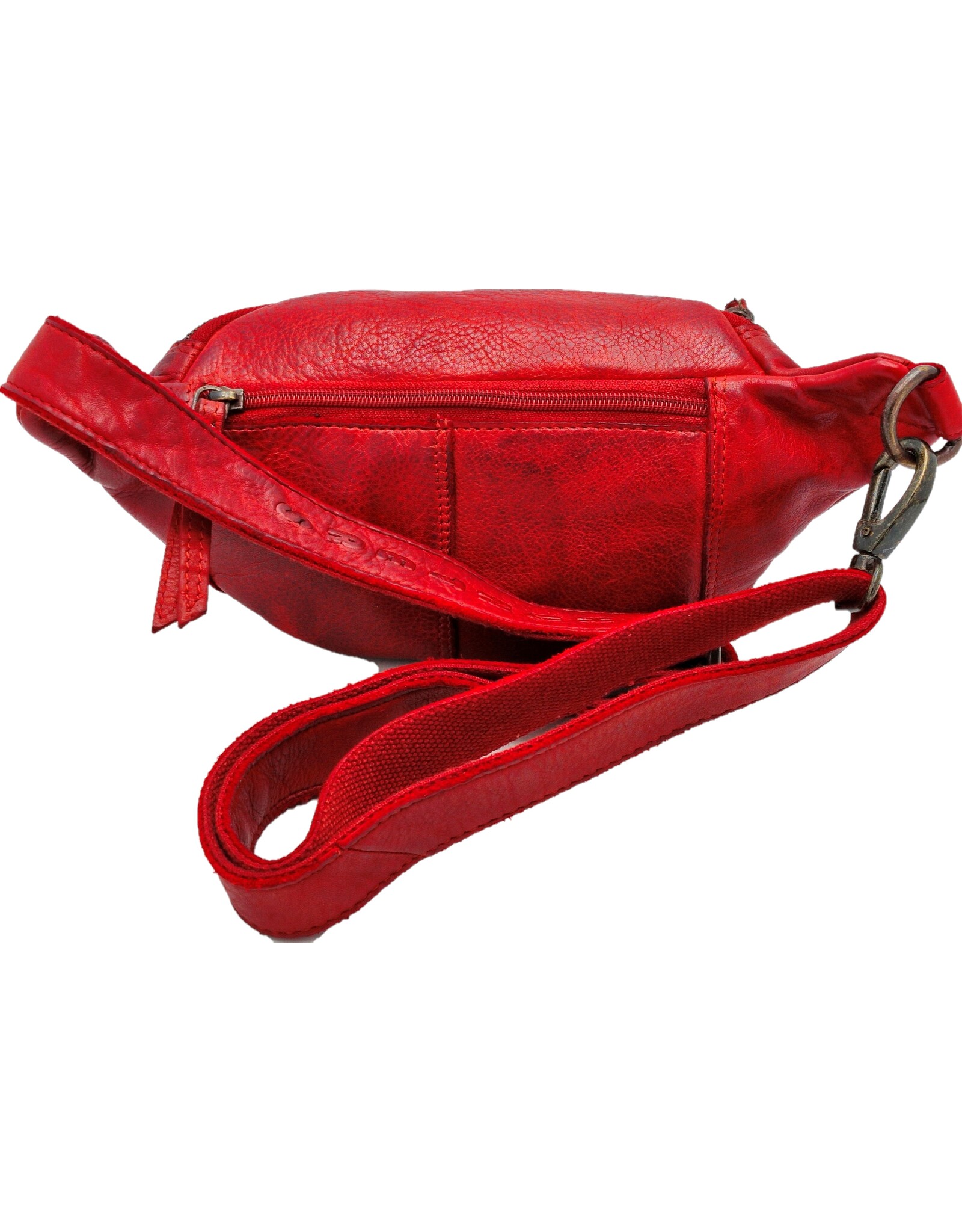 Hunters Leather Festival bags, waist bags and belt bags - Hunters Leather Waist Bag Fanny Pack Red