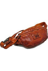 Hunters Leather Festival bags, waist bags and belt bags - Hunters Leather Waist Bag Fanny Pack cognac