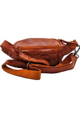 Hunters Leather Festival bags, waist bags and belt bags - Hunters Leather Waist Bag Fanny Pack cognac