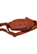 Hunters Leather Festival bags, waist bags and belt bags - Hunters Leather Waist Bag Fanny Pack cognac