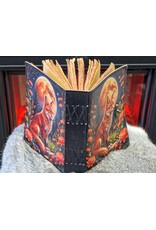 BB Miscellaneous -  Leren Dagboek  met Vos en vintage sluiting