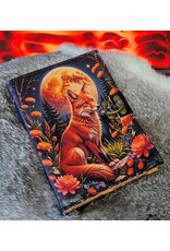 BB Miscellaneous -  Leren Dagboek  met Vos en vintage sluiting