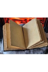 BB Miscellaneous -   Leren Dagboek Nachtvlinder en Maanfasen 18x13cm