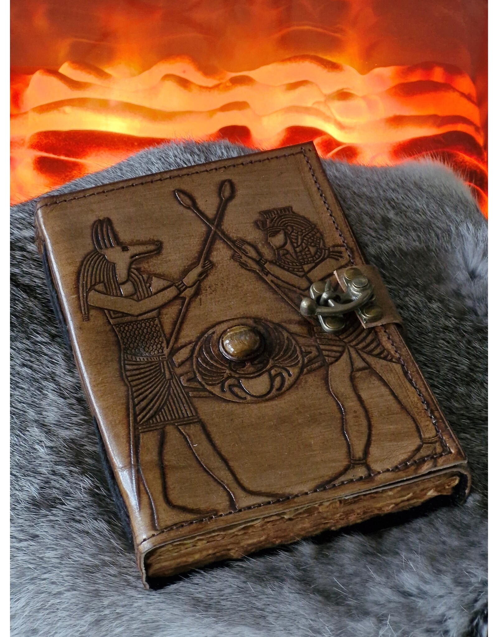 BB Miscellaneous - Egyptisch Vintage Leren Dagboek