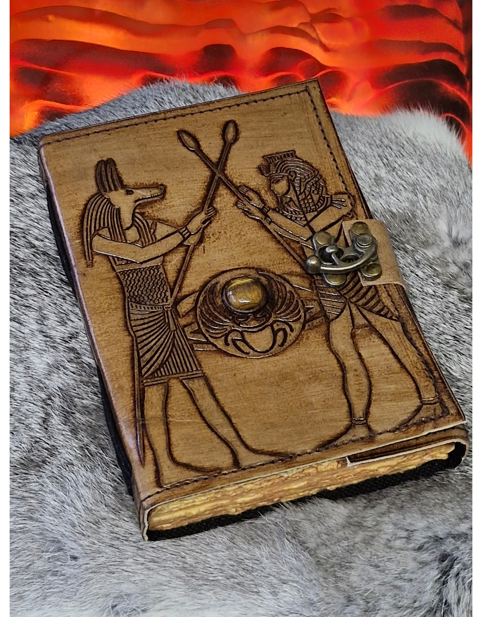 BB Miscellaneous - Egyptisch Vintage Leren Dagboek